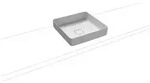Kaldewei Miena Waschtisch-Schale 909506003711 ohne &Uuml;berlauf, 40x40 cm, weiss matt