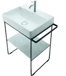 Duravit DuraSquare M&ouml;bel-Waschtisch 2353500041 50 x 47 cm, ohne &Uuml;berlauf, mit