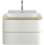 Duravit Happy D.2 Aufsatz-Waschtisch 2360500000 50 x 40 cm, geschliffen, 1...