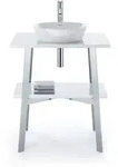Duravit Cape Cod Aufsatz-Waschbecken 2328400000 40x36cm, ohne Hahnloch, &Uuml;berlauf,