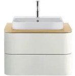 Duravit Happy D.2 Aufsatz-Waschtisch 23605000001 50 x 40 cm, geschliffen, 1...