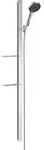 hansgrohe Rainfinity Brauseset 27673000 3jet, Brausekopf 130mm, Brausestange 150cm,