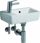 Geberit 276240600, Geberit Waschtisch Renova Compact 276240600 weiss, KeraTect, 40 x