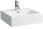 LAUFEN Living City Waschtisch 8174320001091 50 x 46 cm, geschliffen, wei&szlig;, ohne