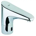 Grohe Europlus E Waschtisch Armatur 36016001 chrom, mit Steckertrafo ohne Mischung