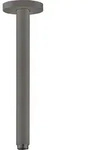 hansgrohe S Deckenanschluss 27389340 300mm, brushed black, DN 15, runde Rosette