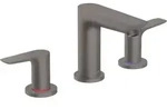 hansgrohe Talis E Waschtisch-3-Loch-Armatur 71733340 mit Ablaufgarnitur, brushed