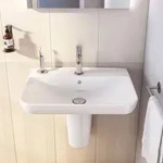 VitrA Sento Waschtisch 5946B003-0001 63x48,5cm, mit &Uuml;berlauf, Hahnloch mittig,...