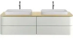 Duravit Happy D.2 Aufsatz-Waschtisch 2359600000 60 x 40 cm, geschliffen, ohne