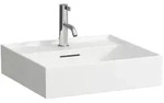 LAUFEN Kartell Waschtisch H8103320001041, 50x46cm, wei&szlig;, mit &Uuml;berlauf und...