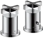 hansgrohe Axor Citterio Fertigmontageset 39480000 2-Loch-Wannenrandarmatur, mit