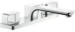 hansgrohe Fertigmontageset Axor Urquiola 11436000 f&uuml;r 3-Loch-Wannenarmatur, mit