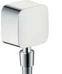 hansgrohe Schlauchanschluss PuraVida Fixfit mit R&uuml;ckflussverhinderer und Kugelgelenk