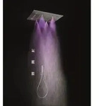 Herzbach Living Spa Farblicht-Regenbrause 11.634800.2.01 Edelstahl poliert,