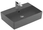 Villeroy & Boch Memento 2.0 Aufsatzwaschtisch 4A0760I4 60 x 42 cm, Graphite...