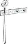 Hansgrohe RainSelect Brausethermostat 15356400 chrom-weiss, f&uuml;r 3 Verbraucher