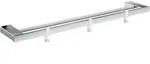 Emco Loft Doppelbadetuchhalter 056100160 chrom, 642 mm, mit 3 abnehmbaren Haken weiss