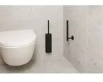 Herzbach Deep Black Toilettenb&uuml;rstengarnitur 23.810000.1.12 schwarz matt,