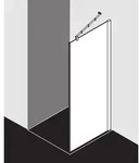 Kermi Pasa XP Seitenwand PXTWD100201AK 100x200cm, silber mattglanz, ESG klar,...