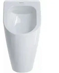Duravit ME by Starck Urinal 28093000001 weiss, wondergliss, Zulauf von hinten, ohne
