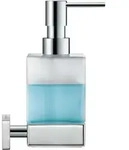 Duravit Karree Seifenspender 0099541000 7 x 12,4 cm, Wandmontage, Glas wei&szlig; matt,