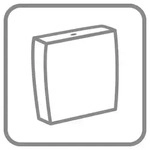Villeroy und Boch Avento Sp&uuml;lkasten 775811R1 wei&szlig; C-plus, Innengarnitur mit