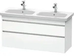 Duravit DuraStyle Waschtischunterbau DS649801818 Wei&szlig; Matt, 123x44,8x61cm, 2