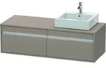Duravit Ketho Waschtisch-Unterschrank KT6697R4343 140x55x42,6cm, f&uuml;r...