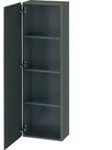 Duravit L-Cube Halbhochschrank LC1168L9090 40x24,3x132cm, T&uuml;r links, flannel grey