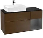 Villeroy und Boch Finion Waschtischunterschrank F152GKGN 120cm, Abdeckplatte...
