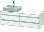 Duravit Ketho Waschtisch-Unterschrank KT6657L2222 140x55x49,6cm, f&uuml;r...