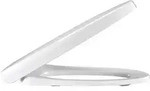 Pressalit WC-Sitz 776000-DA9999 wei&szlig;, mit Deckel, Festscharnier DA9, Edelstahl,