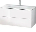 Duravit L-Cube Waschtischunterbau LC624202222 Wei&szlig; Hochglanz, 102x55,5x48,1cm, 2
