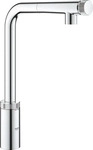 Grohe 31613000, Grohe Minta Sp&uuml;ltischmischer 31613000 chrom, herausziehbare Brause