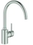 Grohe Concetto K&uuml;chenarmatur 32661DC3 supersteel, schwenkbarer Rohrauslauf,