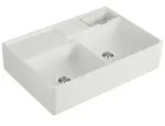 Villeroy und Boch Sp&uuml;lstein Doppelbecken 632392SM Ablaufgarnitur,
