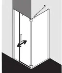 Kermi Pasa XP Pendelt&uuml;r 1-fl. u Festfeld f&uuml;r Seitenwand PX1FL123201AK...
