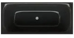Bette BetteLux Shape Freistehbadewanne 3451-056 170x75x45cm, schwarz, schwarz