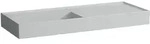 LAUFEN Kartell Waschtisch 8133327591121, 120x46cm, grau, Ablage rechts, ohne
