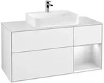 Villeroy und Boch Finion Waschtischunterschrank F421MTGF 120cm, Abdeckplatte...