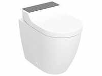 Geberit AquaClean WC-Komplettanlage 146310SJ1 mit Stand-WC, tief, schwarz