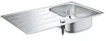 Grohe Einbausp&uuml;le 31552SD1 86x50cm, 1 Becken, hoher Auslauf, Edelstahl
