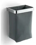 Giese G&auml;stehandtuchkorb 40510-02 chrom, Stoffeinsatz anthrazit