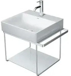 Duravit DuraSquare Metallkonsole 0031161000 56,5x45,1cm, wandh&auml;ngend, chrom