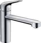 hansgrohe 71801000, hansgrohe Focus K&uuml;chenarmatur 71801000 mit Ausziehbrause,