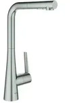 Grohe Zedra Sp&uuml;ltischmischer 32553DC2 supersteel, herausziehbare Dual-Brause