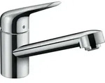 hansgrohe Focus M42 K&uuml;chenarmatur 100 1jet 71809000 schwenkbarer Auslauf 360&deg;,