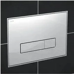 Mepa Orbit Bet&auml;tigungsplatte 421844 Glas wei&szlig;, 2-Mengensp&uuml;lung