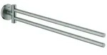 Grohe Essentials Handtuchhalter 40371DC1 2-armig, schwenkbar, 43,9cm, supersteel