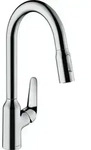 hansgrohe Focus M42 K&uuml;chenarmatur 220 2jet 71800000 mit Ausziehbrause,